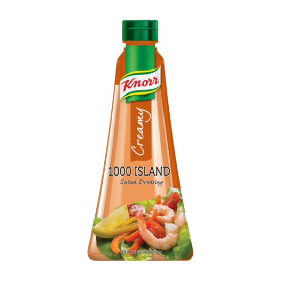 KNORR S/DRESS CREAMY 1000 ISLAND 340ML KNORR S/DRESS CREAMY 1000 ISLAND 340ML