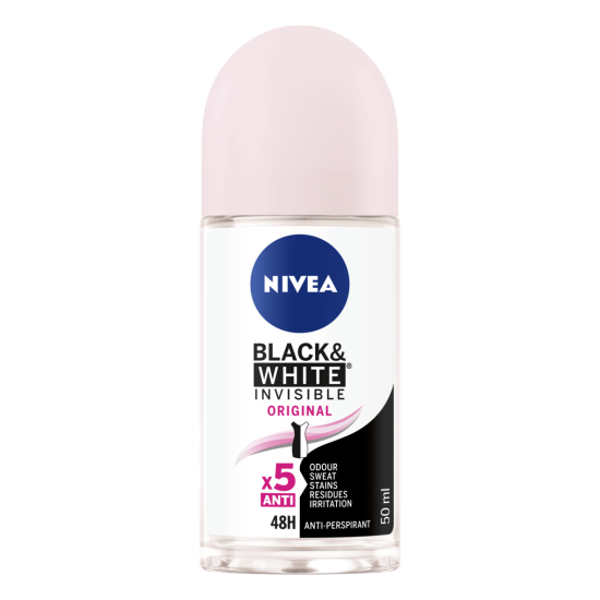 NIVEA BLACK&WHITE ROLL ON FEMALE 50ML