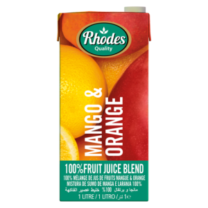 RHODES 100% FRUIT JUICE MANGO&ORANGE 1L